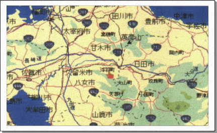 浮羽町地図